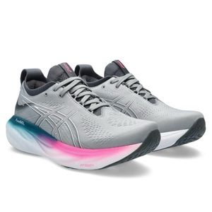 *BRAND NEW* ASICS Gel Nimbus 25 size 8 women in Sheet Rock/White